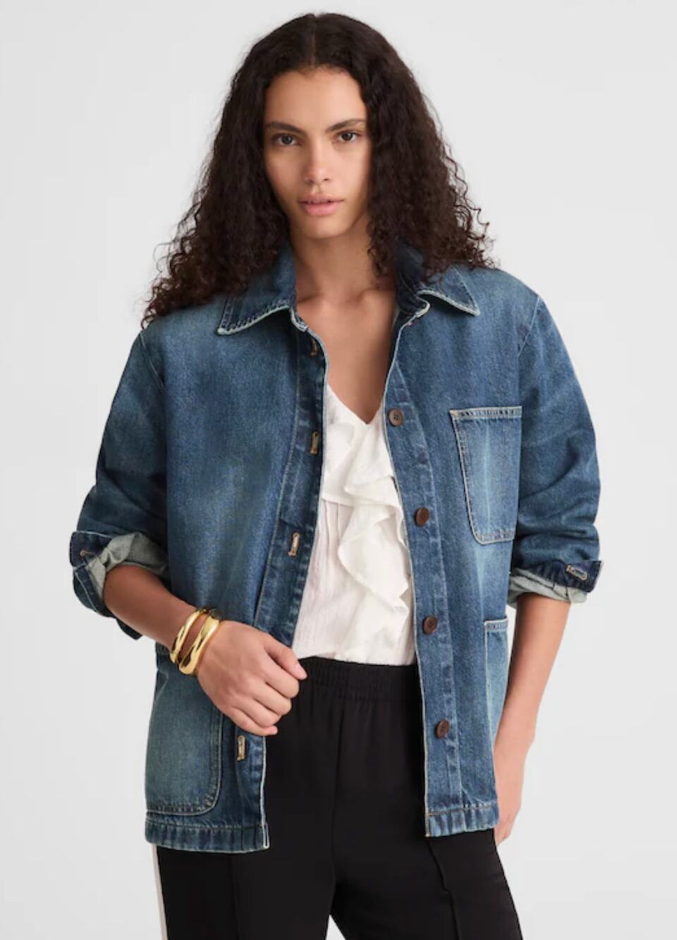 Madewell | NWT Relaxed Chore Jacket in Greendale Wash | Sz M